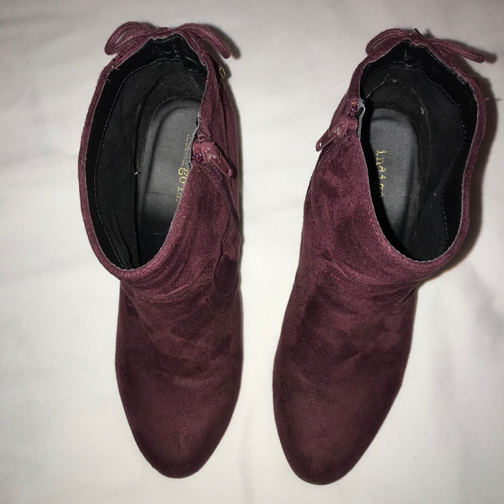 faux suede booties - Picture 6 of 8